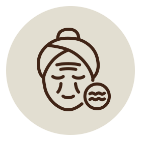 お顔のたるみ・しわ